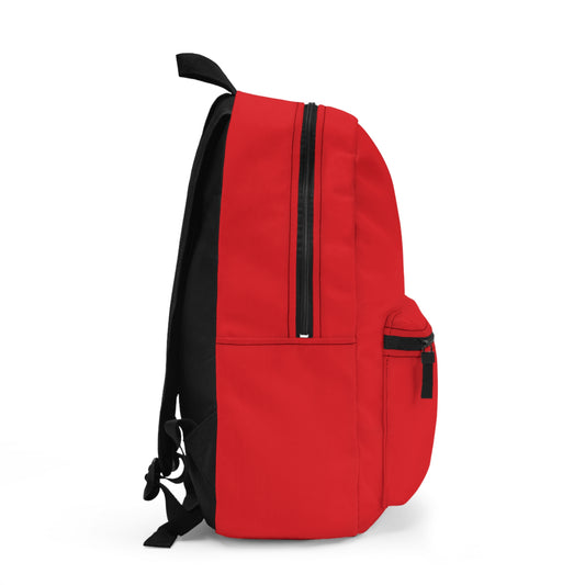 elva. Red Backpack