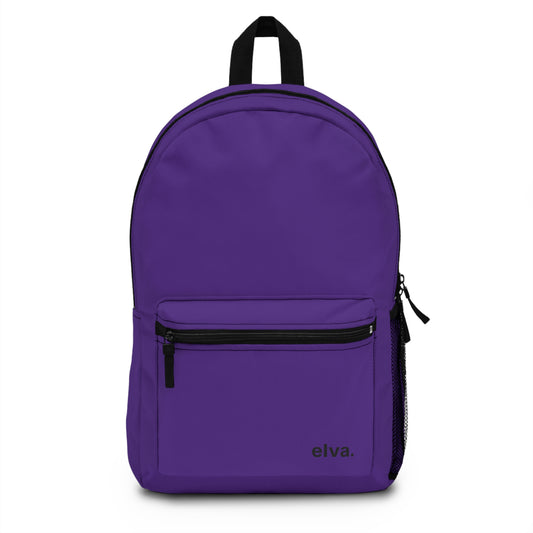 elva. Purple Backpack