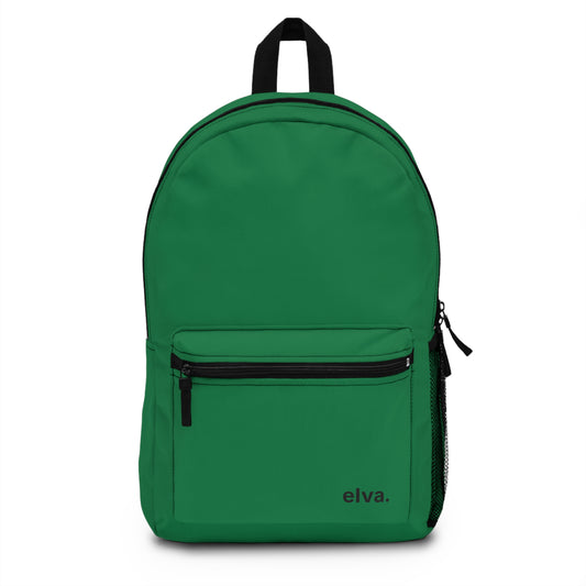 elva. Dark Green Backpack
