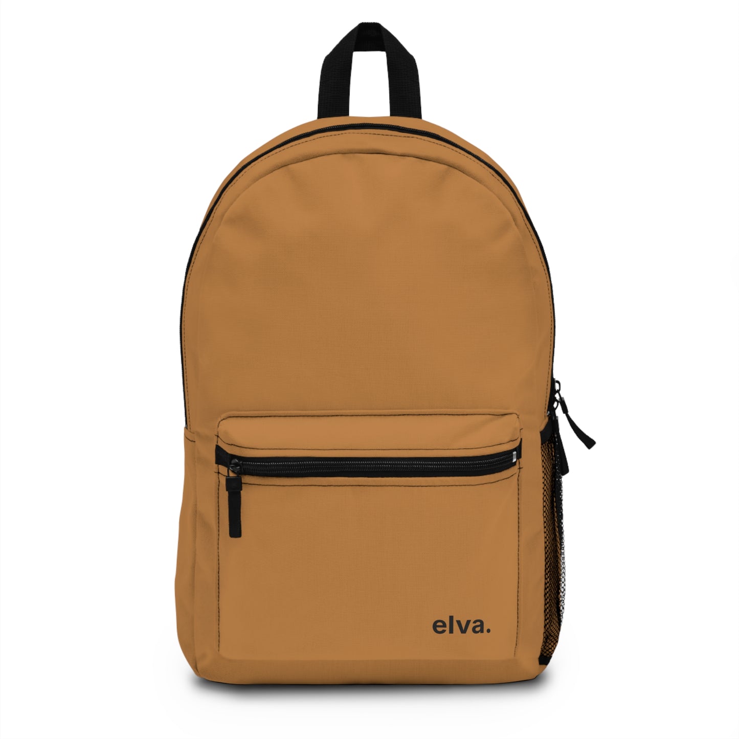 elva. Light Brown Backpack