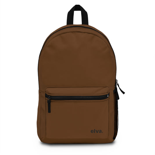 elva. Brown Backpack